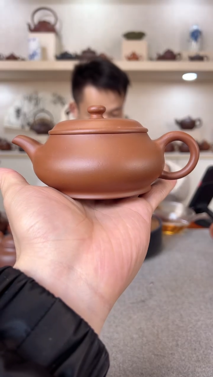 【闪购商品】紫砂茶壶明炉壶 紫泥 半手工