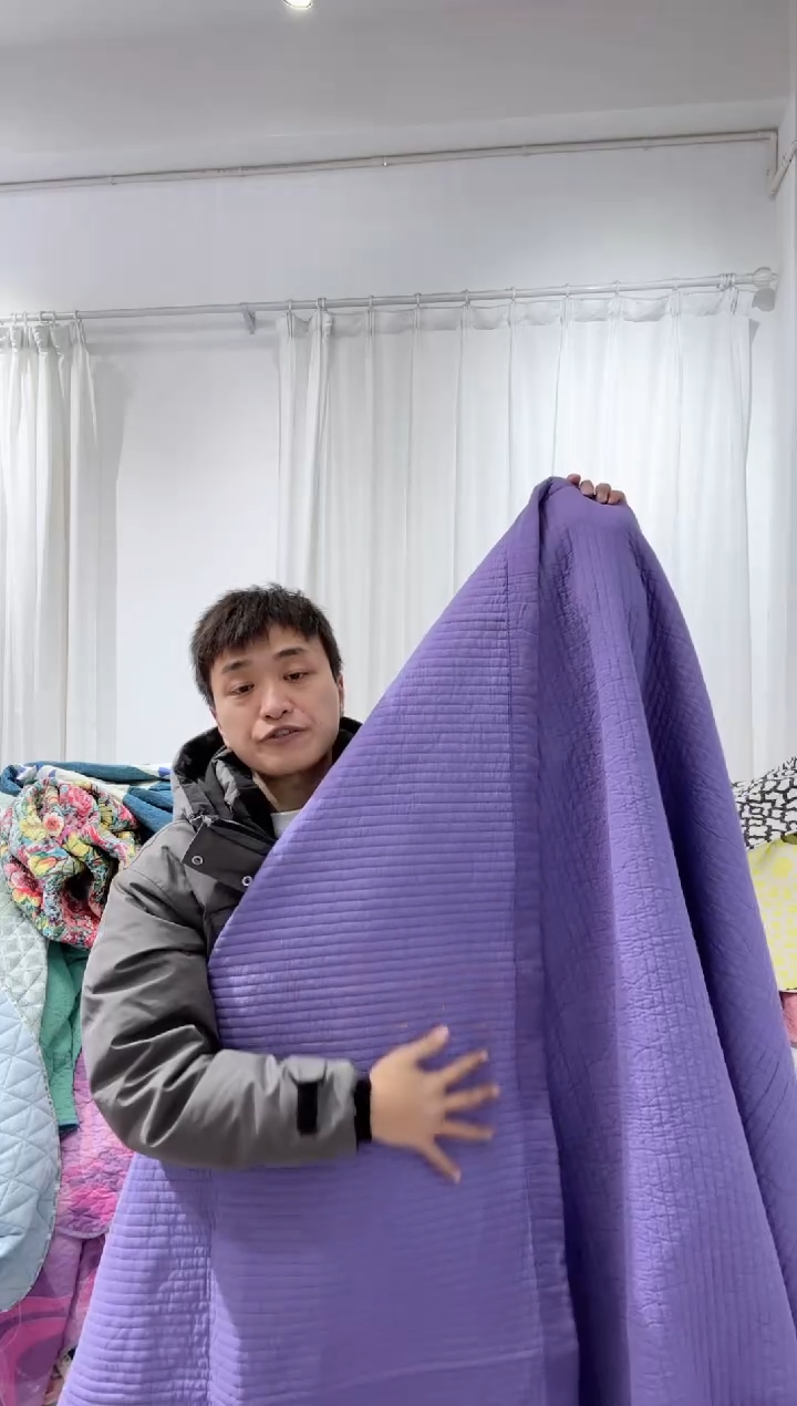 棉240*270纯棉床盖115号微瑕