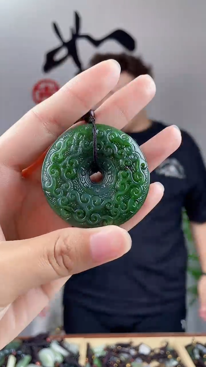 和田玉未镶嵌颈饰拍一发一，多样性发货