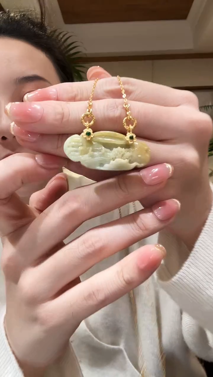 【闪购商品】翡翠颈饰未镶嵌国风