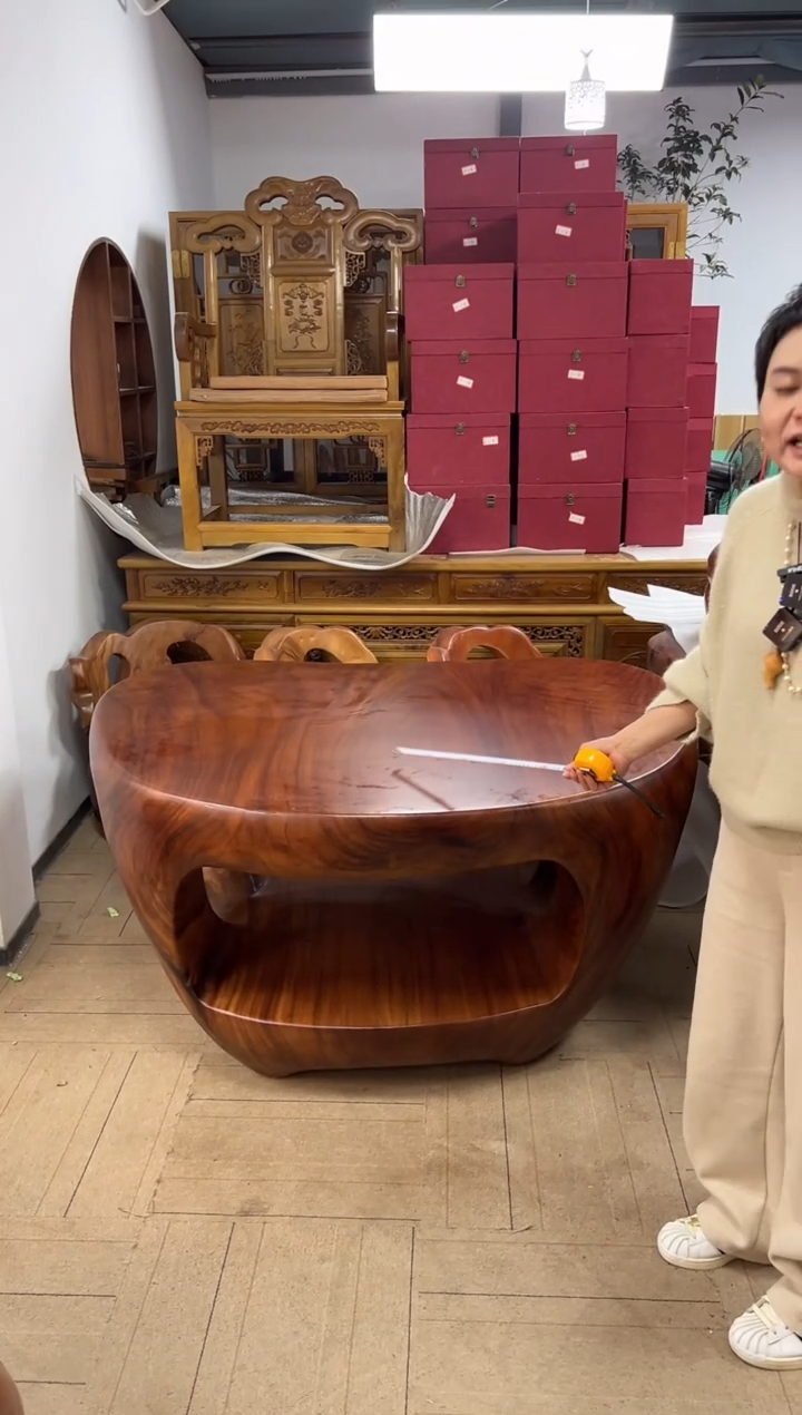 【闪购商品】桃木实木创意茶桌