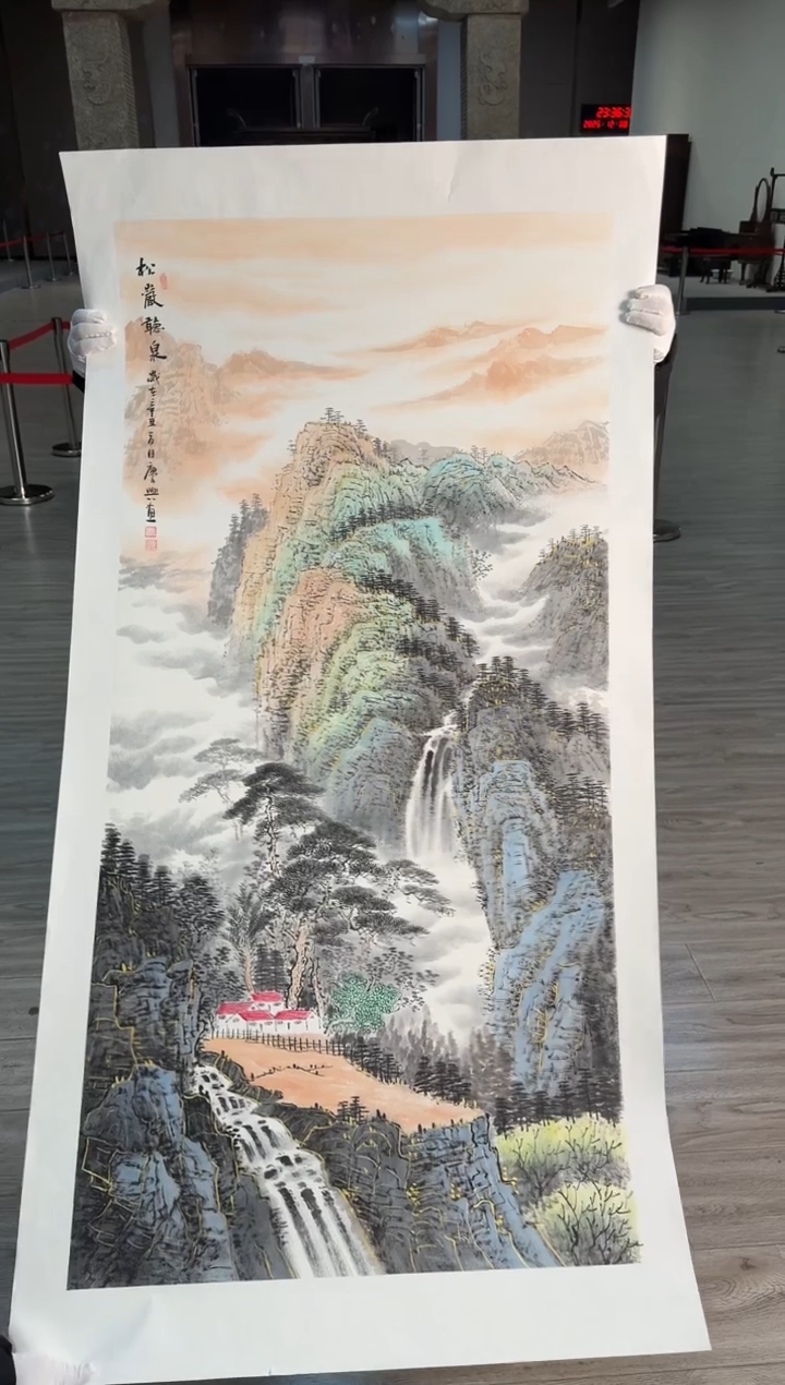 国画55赵隆轩美术馆李庆兴老师作品