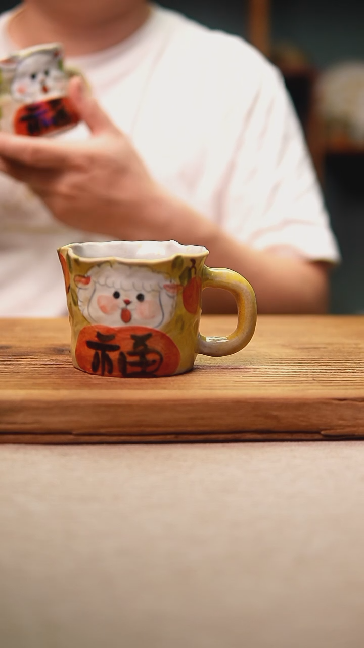 @@陶园瓷舍@@纯手工手绘@高温釉下彩