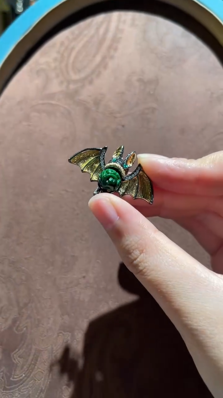 合金挂件翡翠红翡绿翠