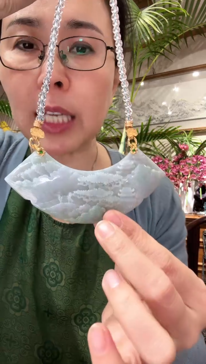 【闪购商品】翡翠颈饰未镶嵌国风