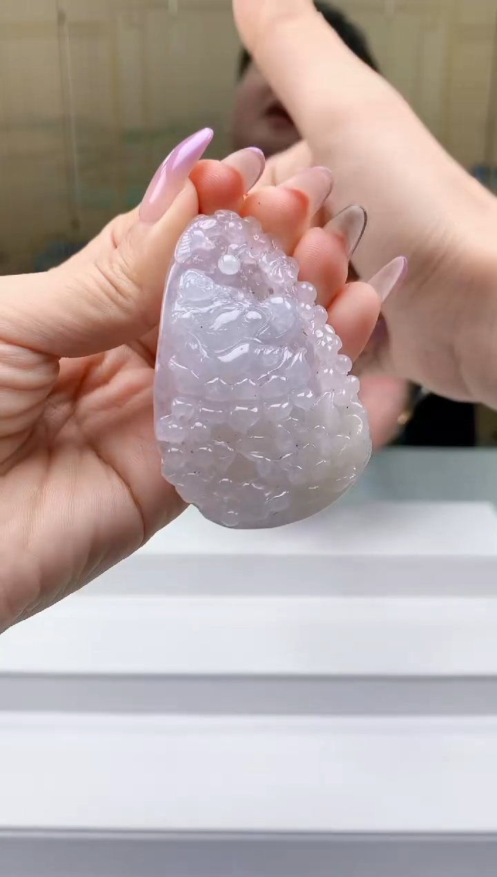 【闪购商品】定制翡翠未镶嵌5060ty-毛货挂件151
