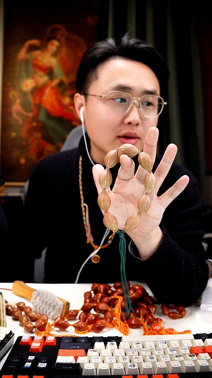 手串/手链橄榄核18X28铁核