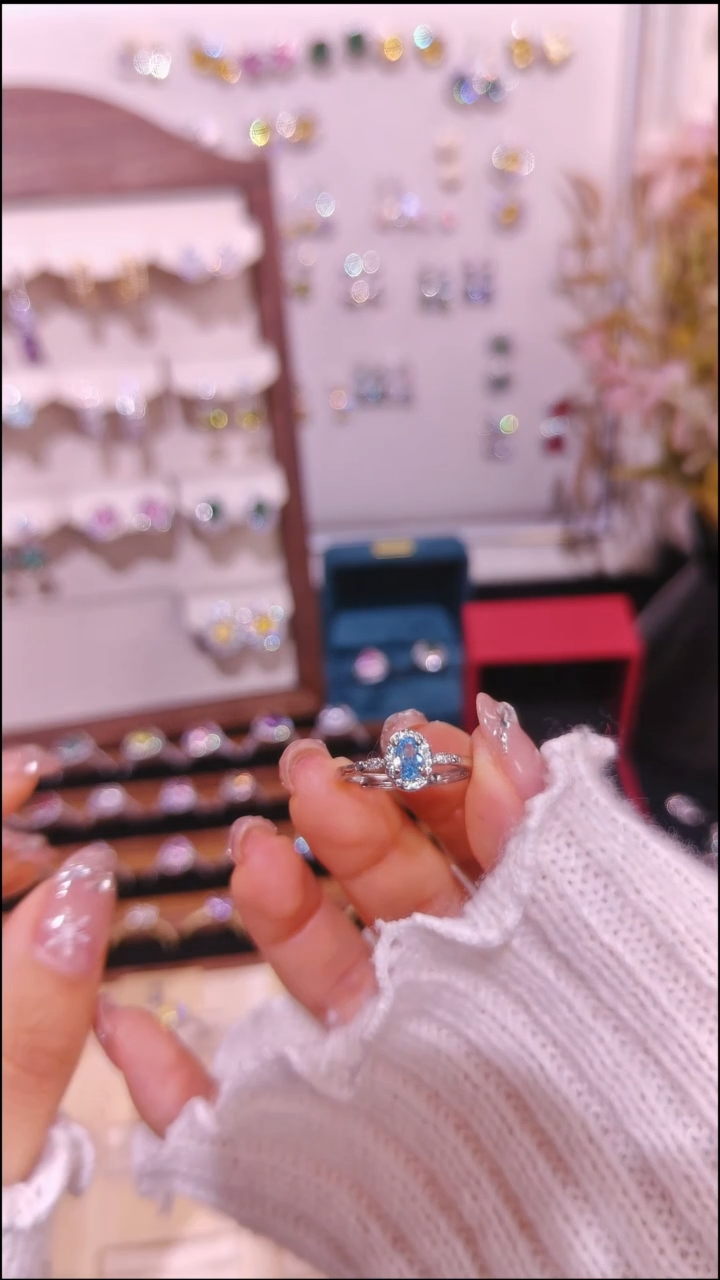 合金无蓝色戒指 