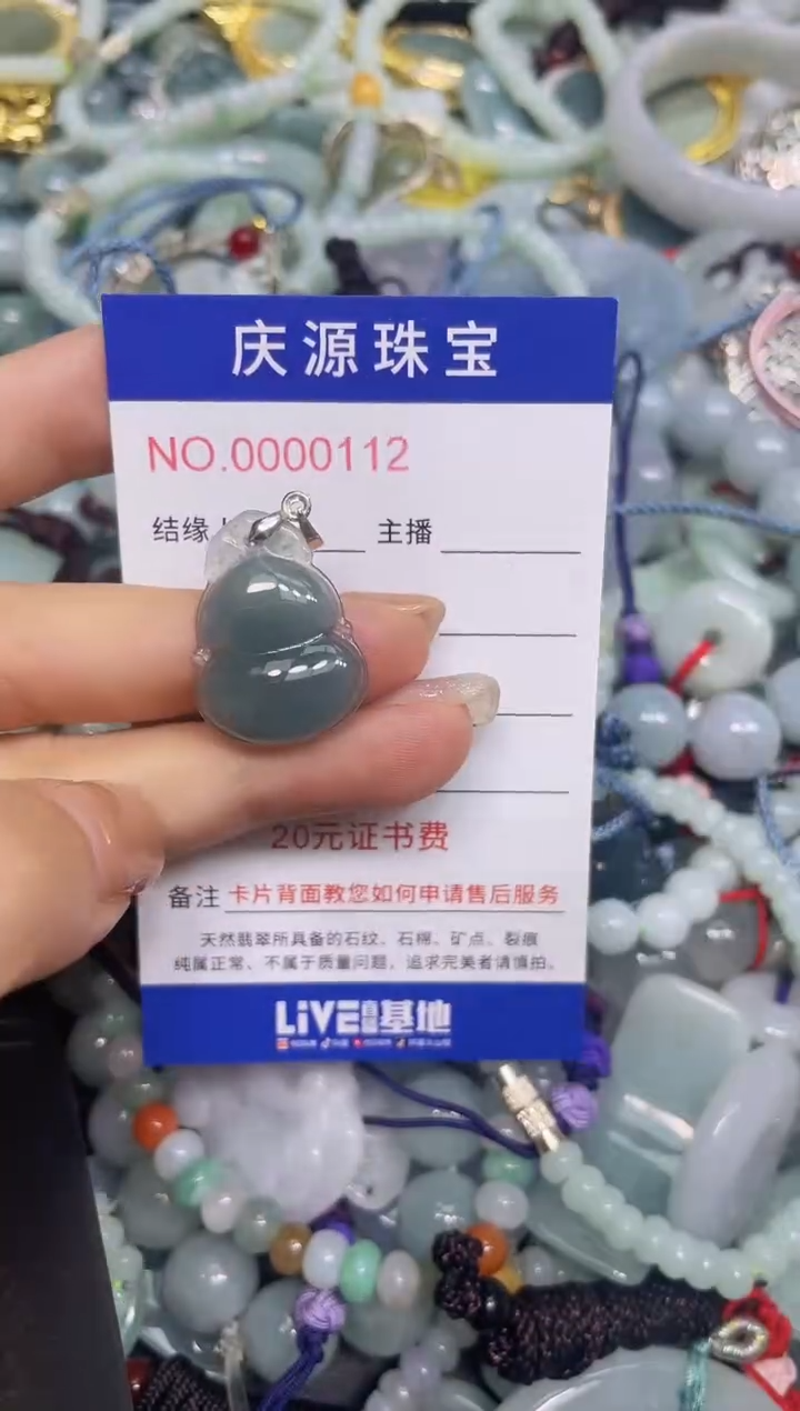 翡翠未镶嵌颈饰129