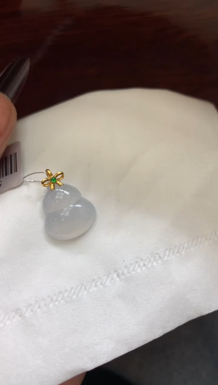 【闪购商品】翡翠颈饰18K金镶嵌翡翠