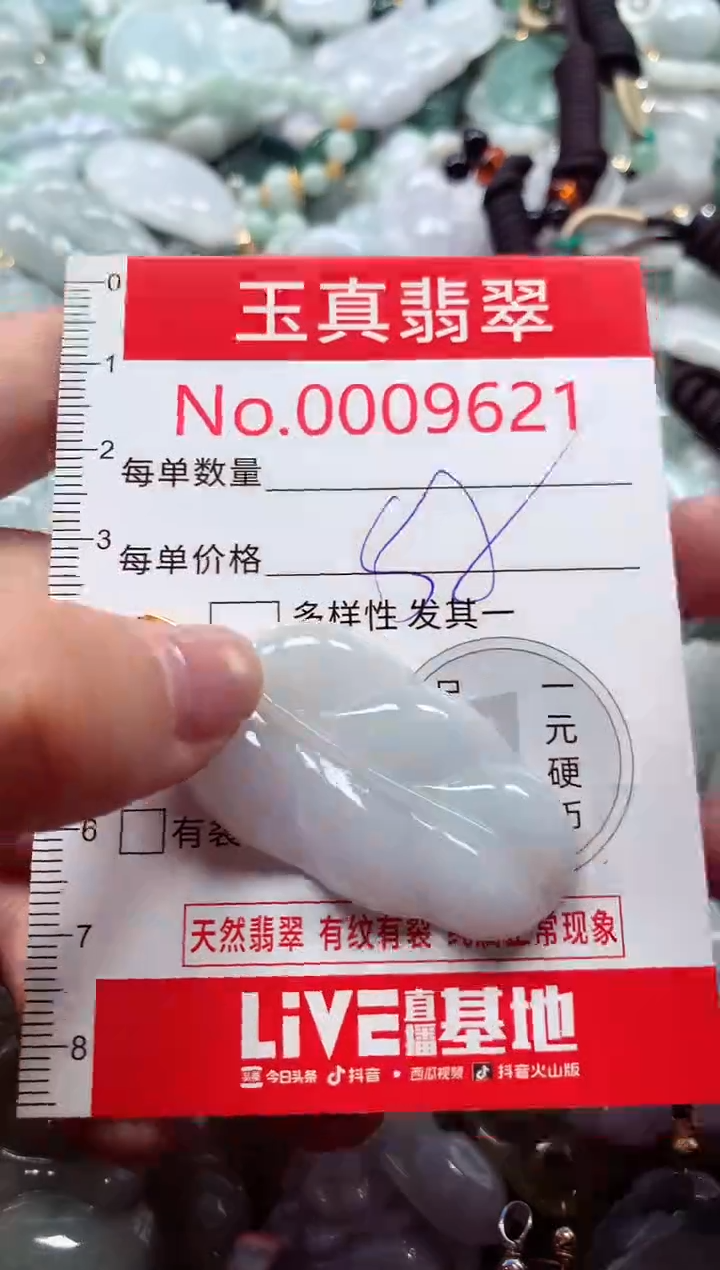吊坠(不含链)未镶嵌翡翠9621