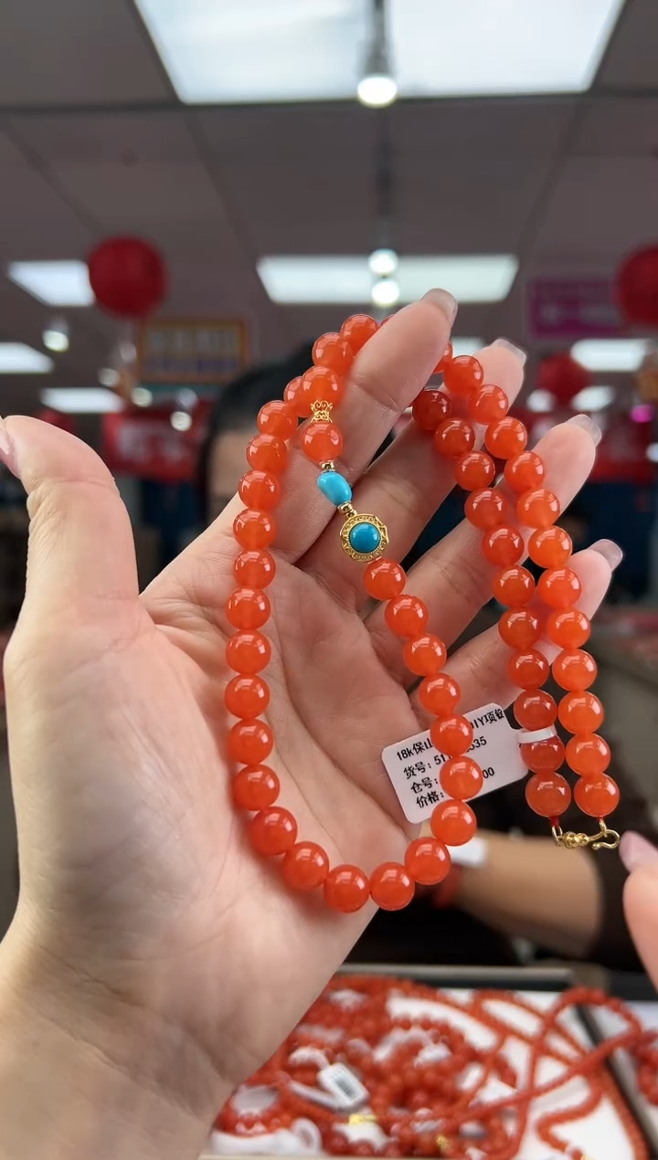 【闪购商品】南红玛瑙珠串未镶嵌多样发其一/