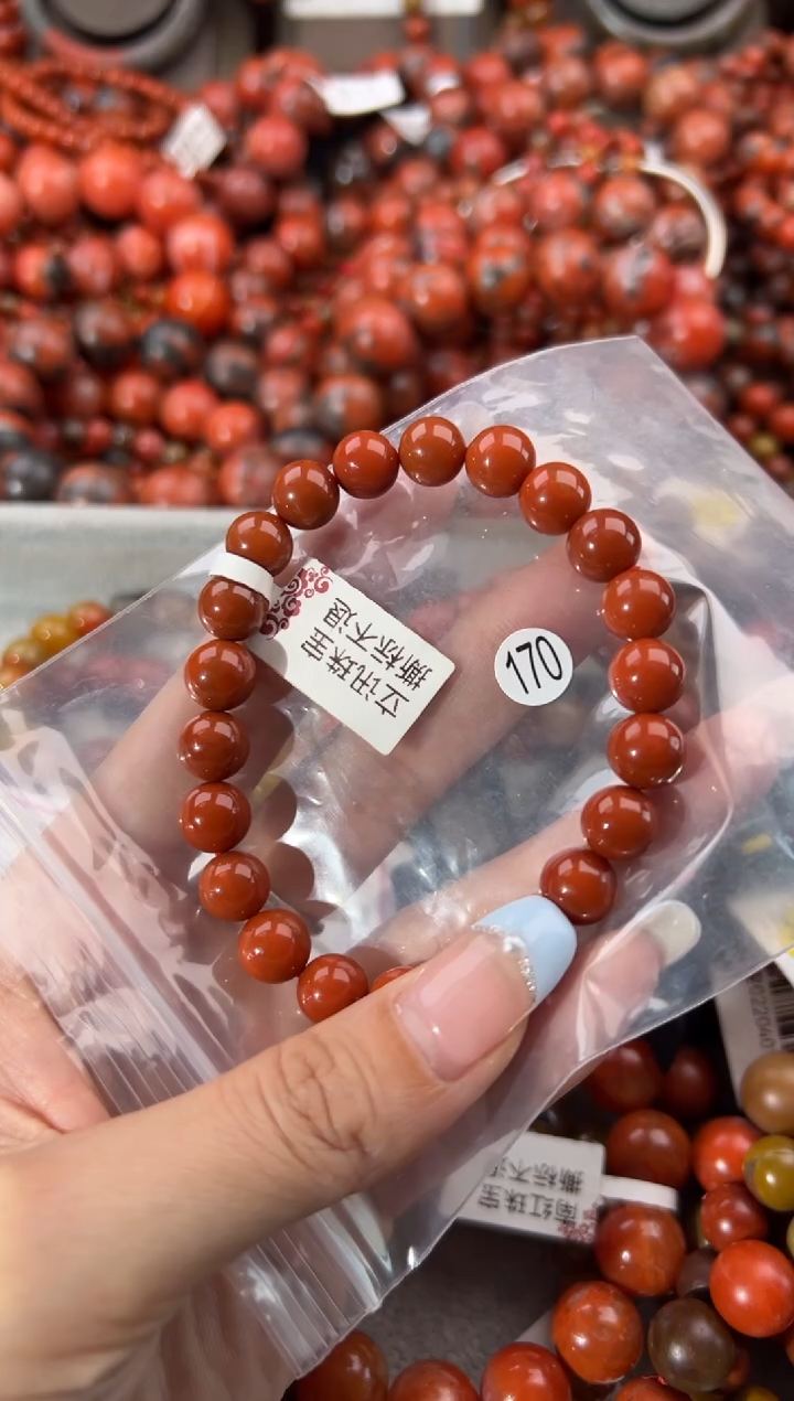 未镶嵌手串南红玛瑙纳**达9+