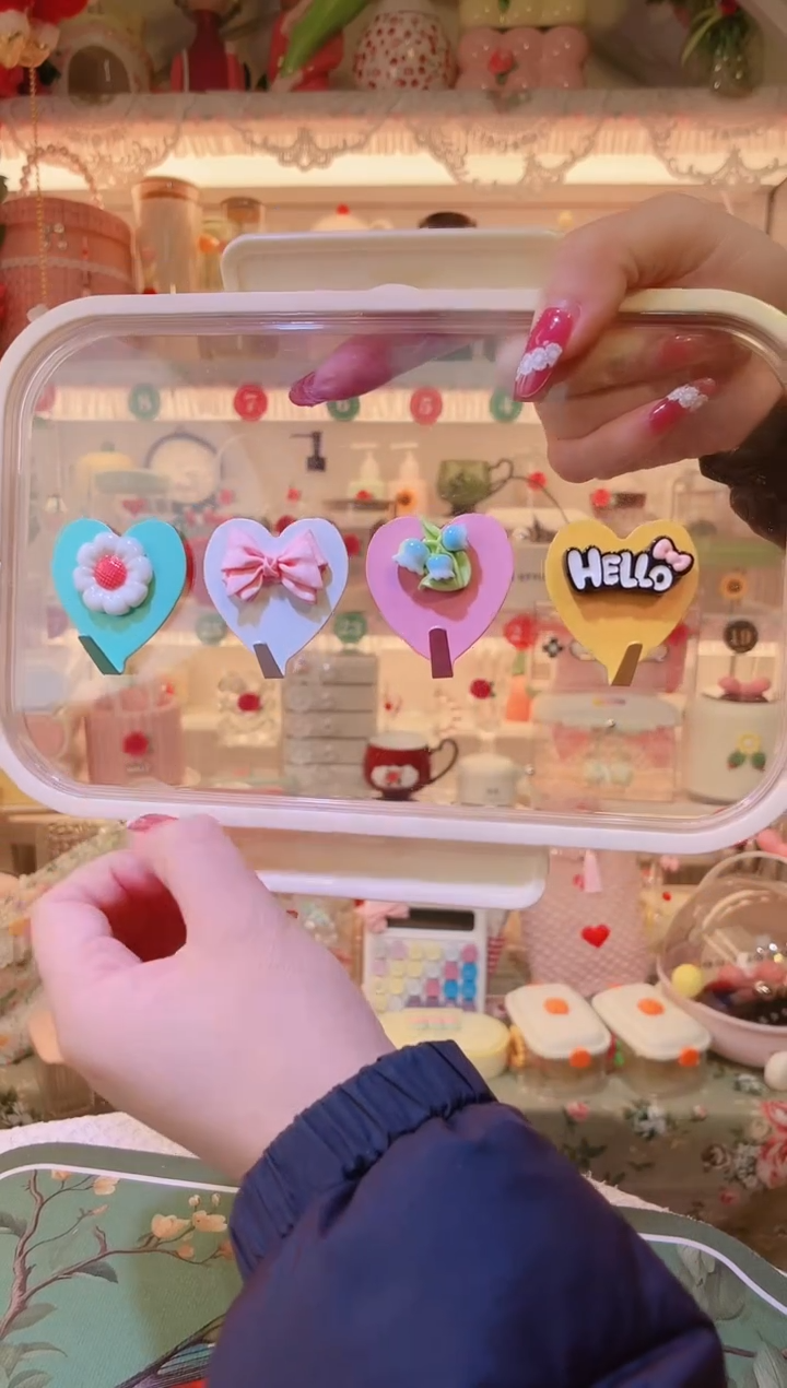 爱心挂钩4个——手工制作品质好！