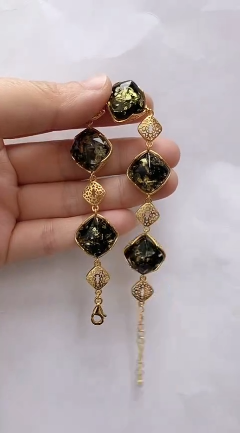 【闪购商品】琥珀裸石银S925镶嵌琥珀手链