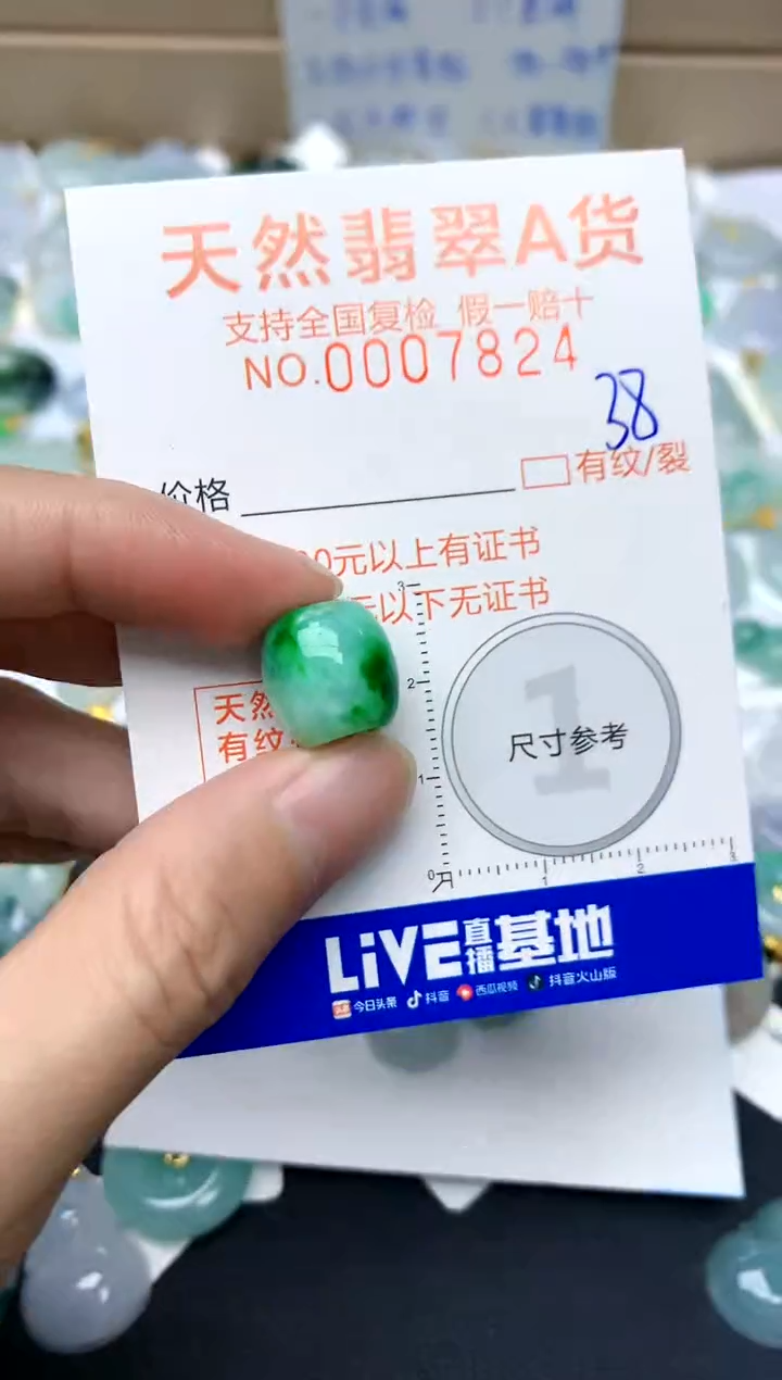 【闪购商品】翡翠颈饰未镶嵌38天然A货翡翠