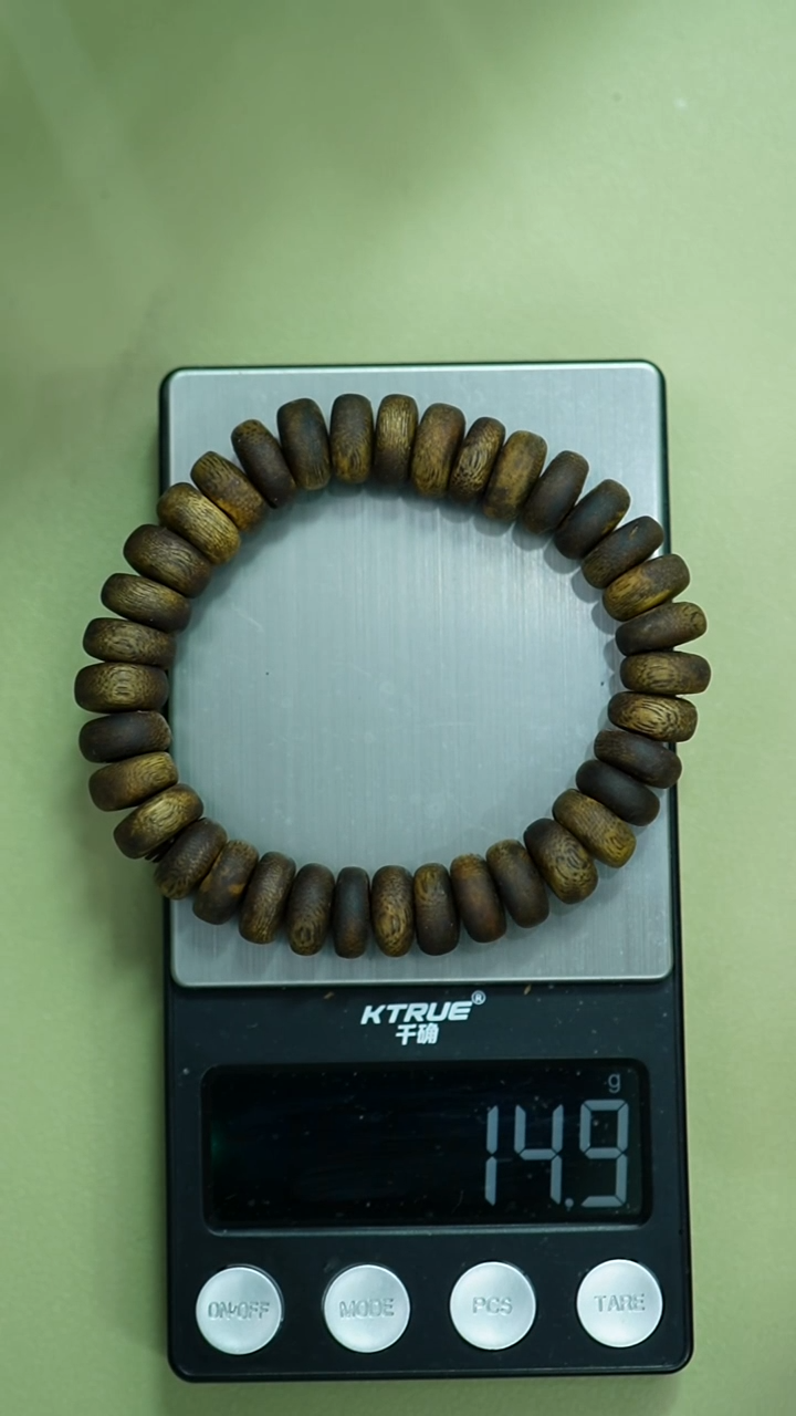 【闪购商品】沉香手串12mm算盘珠单圈