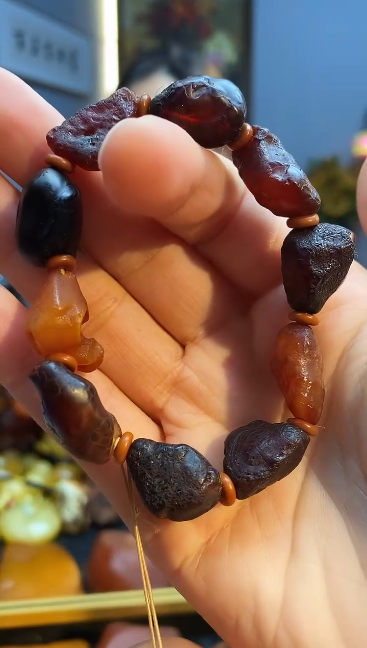 手串琥珀未镶嵌手串