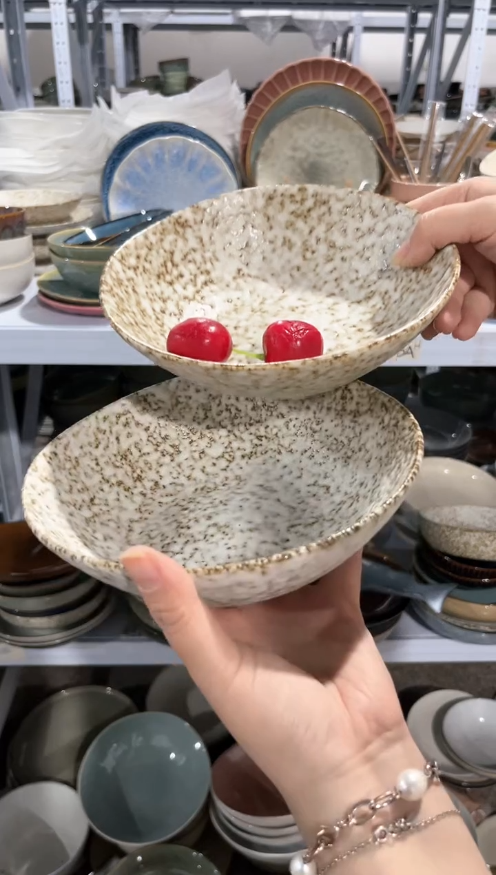 【闪购商品】瓷片外贸尾货瑕疵满20包邮X2 J6D面碗