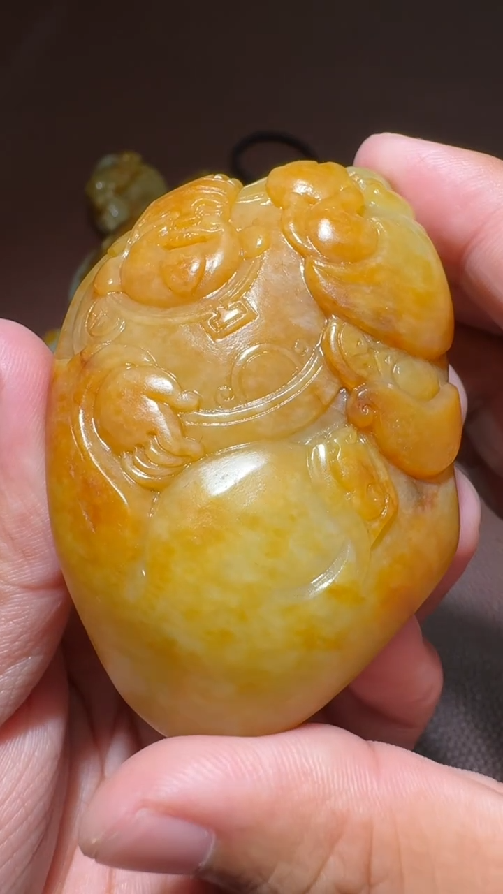 和田玉未镶嵌挂件米*和田玉