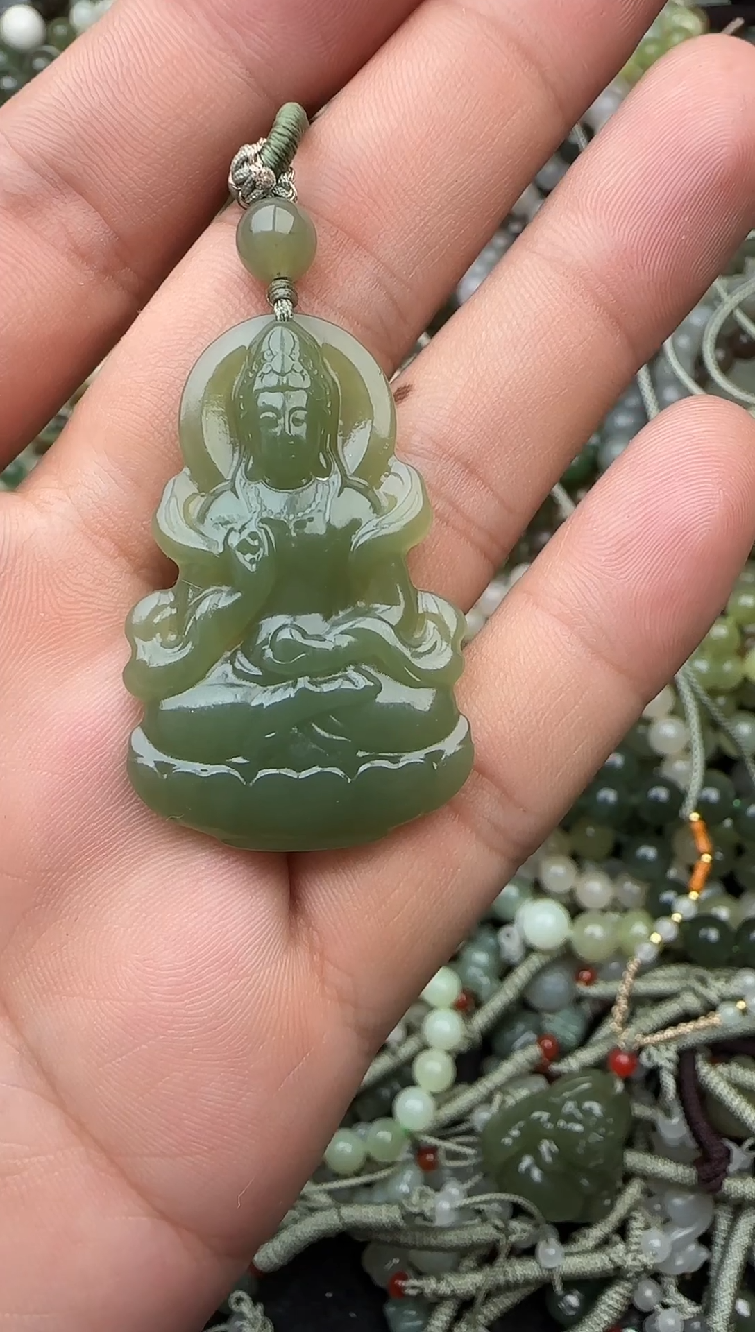 颈饰未镶嵌和田玉拍一发一