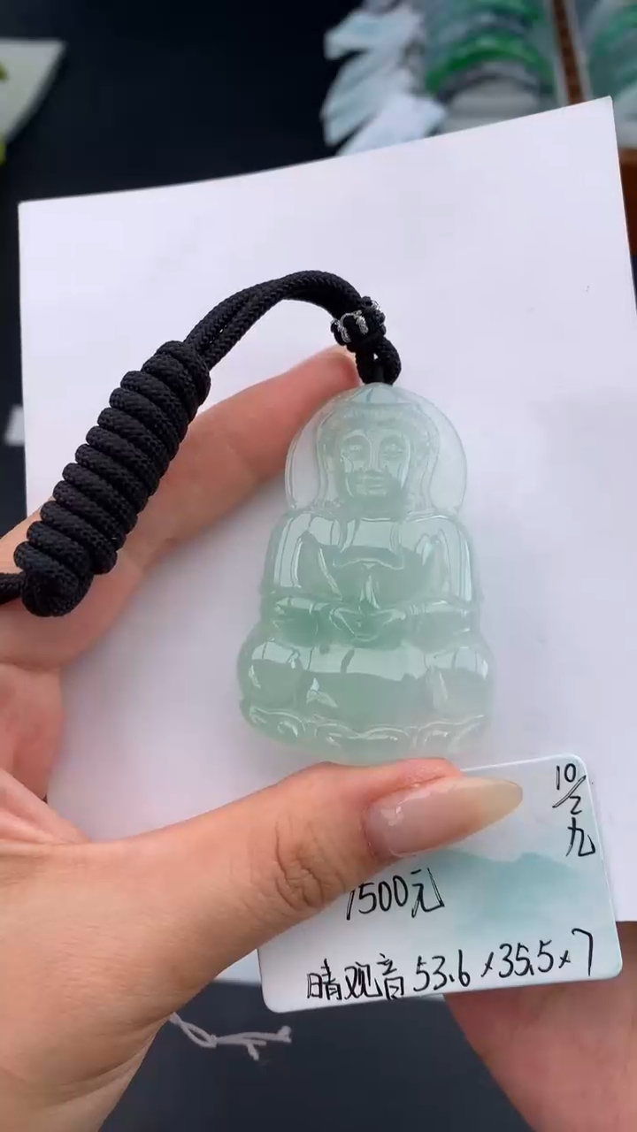 【闪购商品】翡翠颈饰未镶嵌 #情人节#送礼，下单联系客服核对地址~