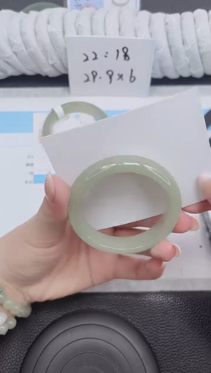 未镶嵌手镯石英质玉44-53