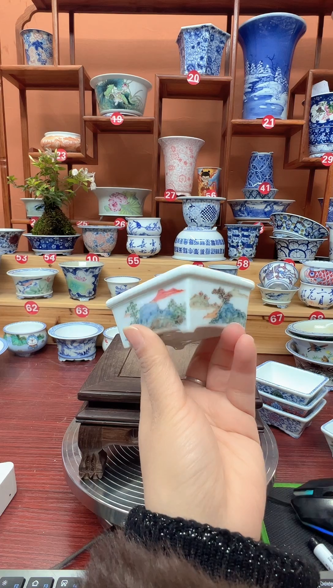 【闪购商品】景德镇墨奈陶瓷内口高3左右