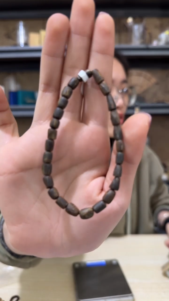 【闪购商品】沉香手串19号紫棋沉水手串3克+