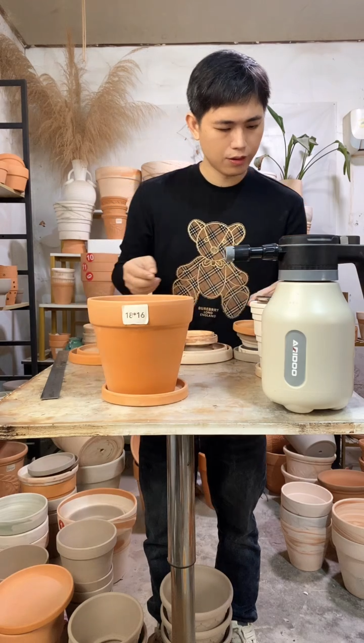 18*16红陶国际 2盆2托