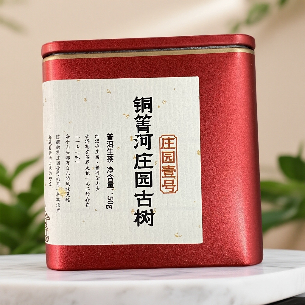 2025年易武（铜箐河）庄园古树 50g/罐 普洱生茶