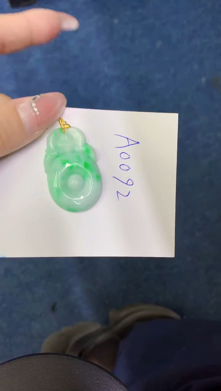 【闪购商品】翡翠颈饰18K金镶嵌0000000000