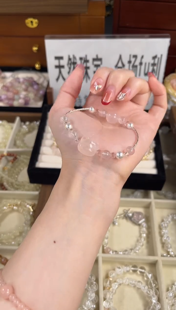 未镶嵌手串水晶        