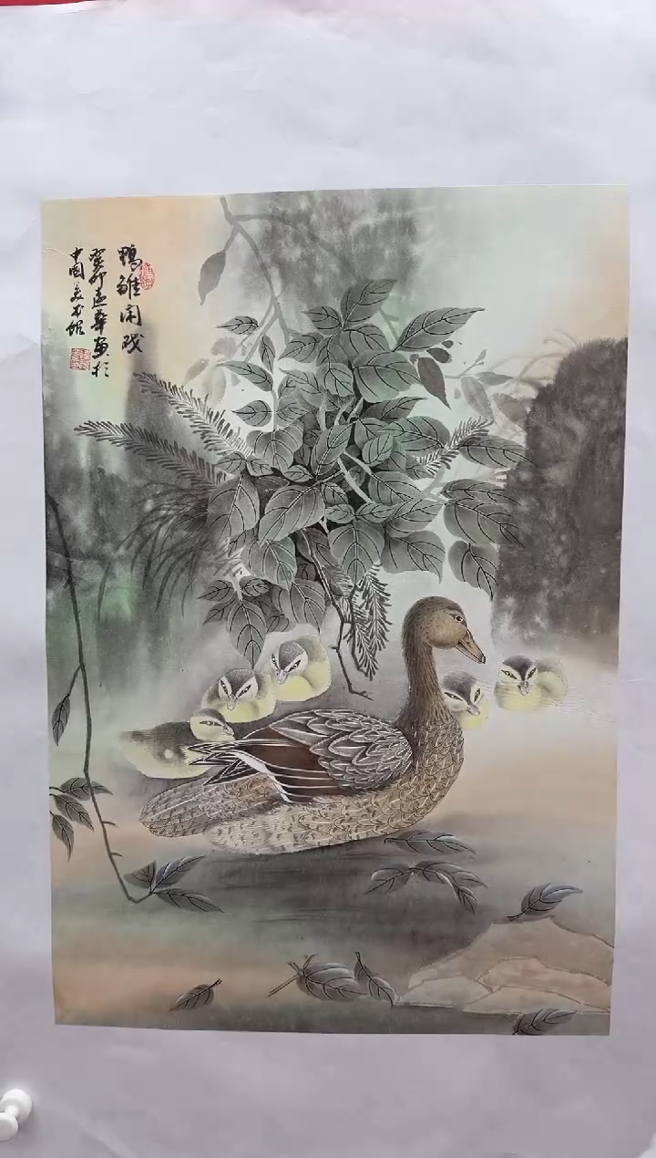 国画画家陆远华纯手绘原作