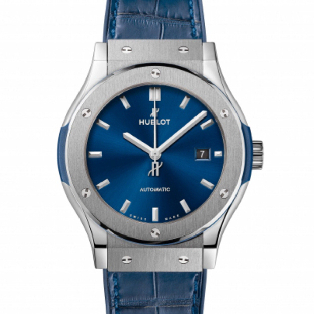 95新 Hublot/宇舶表 经典融合511/单表/45mm/钛金属/自动机械