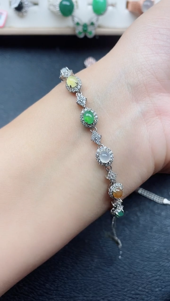 【闪购商品】翡翠戒指银S925镶嵌11111