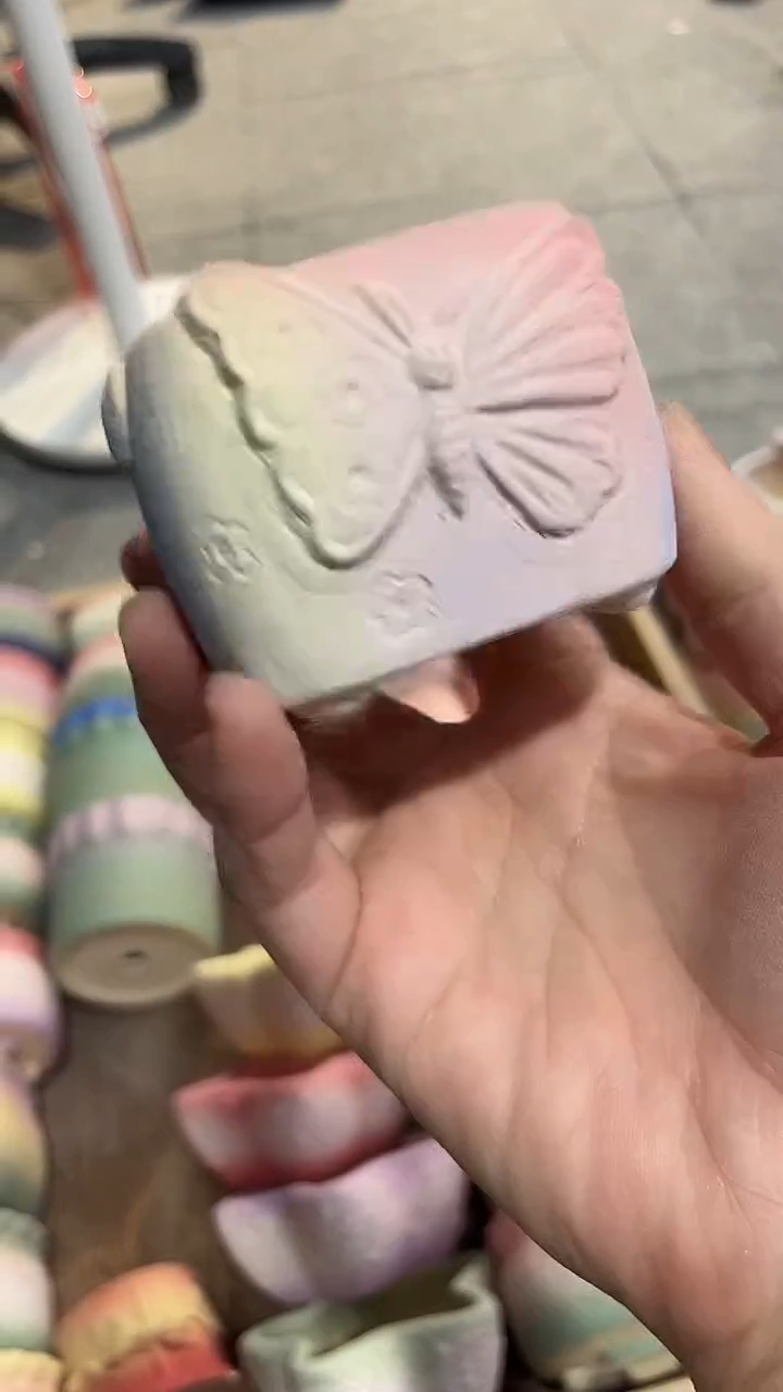 麦饭石粗陶多肉花盆