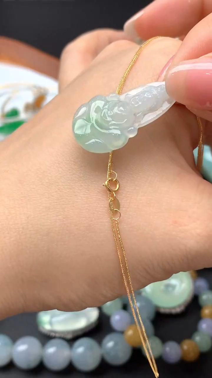 【闪购商品】翡翠颈饰未镶嵌128-天然翡翠