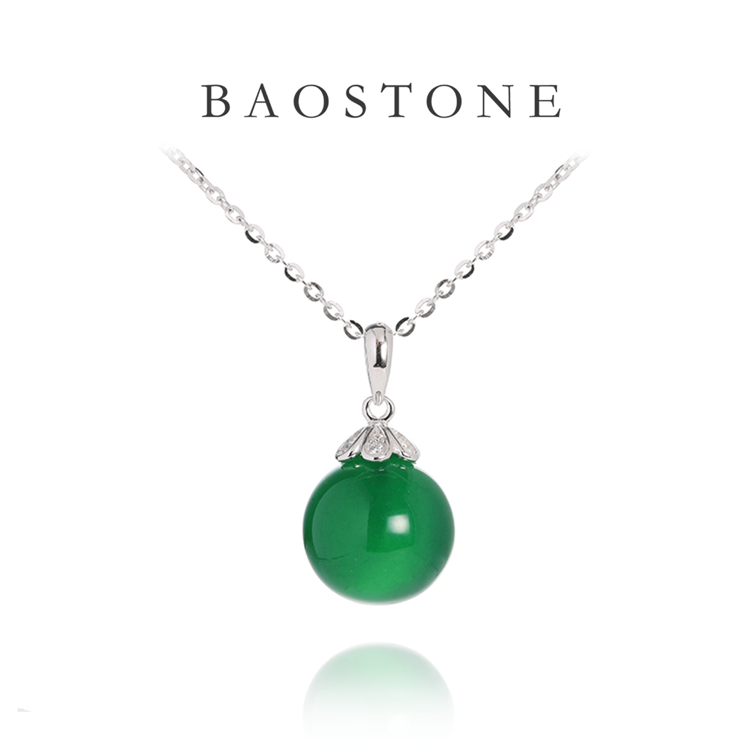 天然玉髓蛋面项链（专属）T377