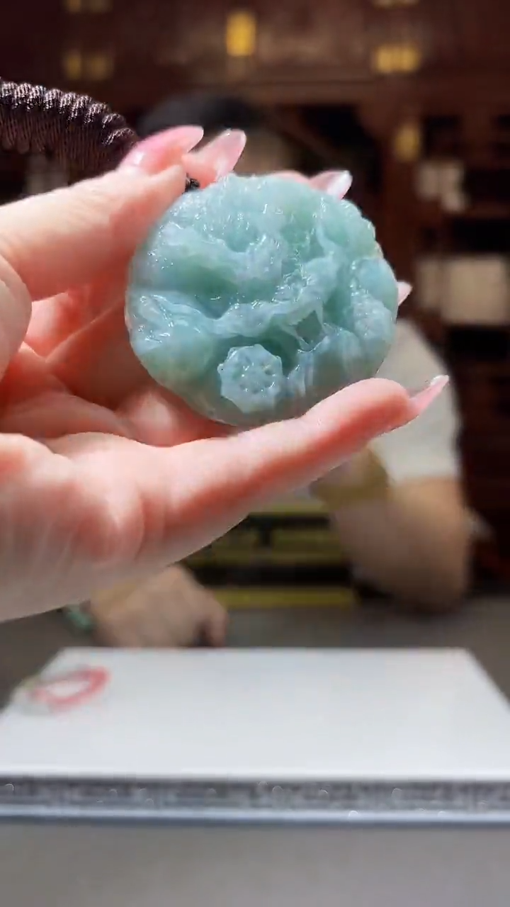 【闪购商品】定制翡翠未镶嵌0309/Y/发其一件/龙