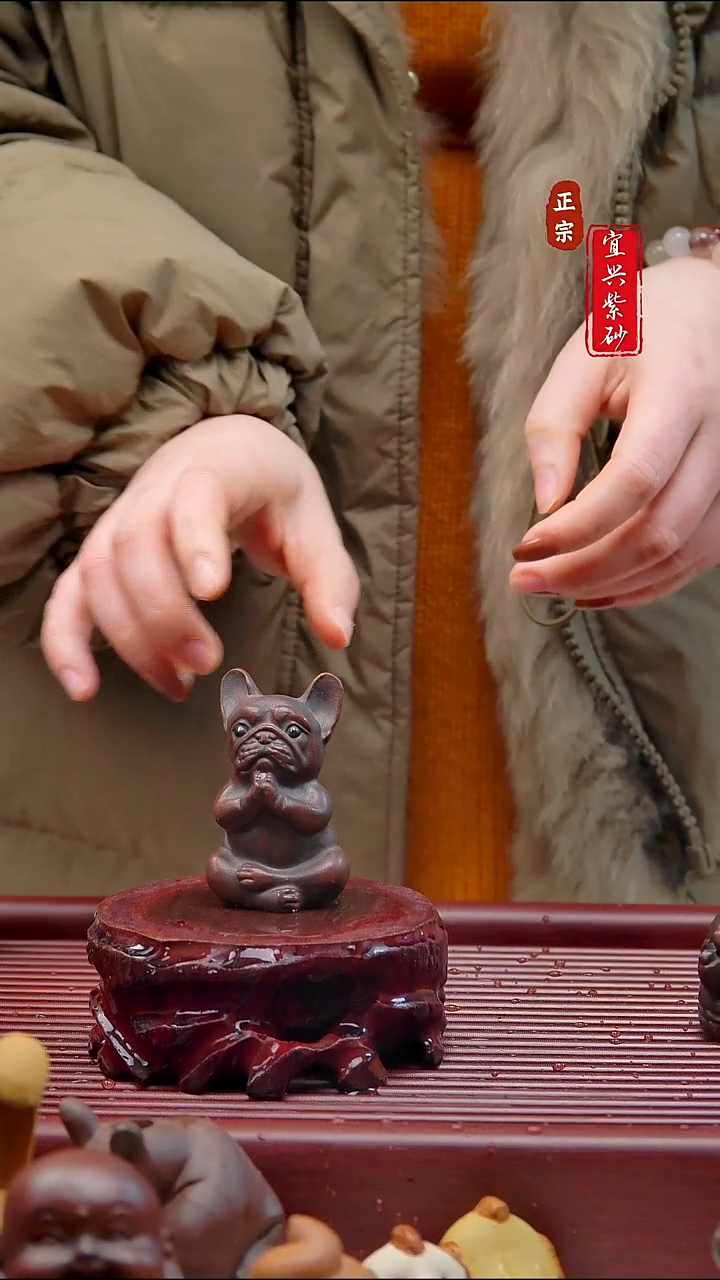 紫砂茶宠宜兴紫砂茶宠摆件