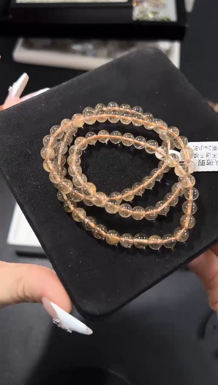 未镶嵌手串水晶38q多样性发其一【1条】默认微瑕