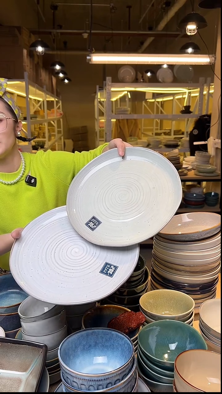 瓷229外贸尾货窑变釉下彩默认瑕疵