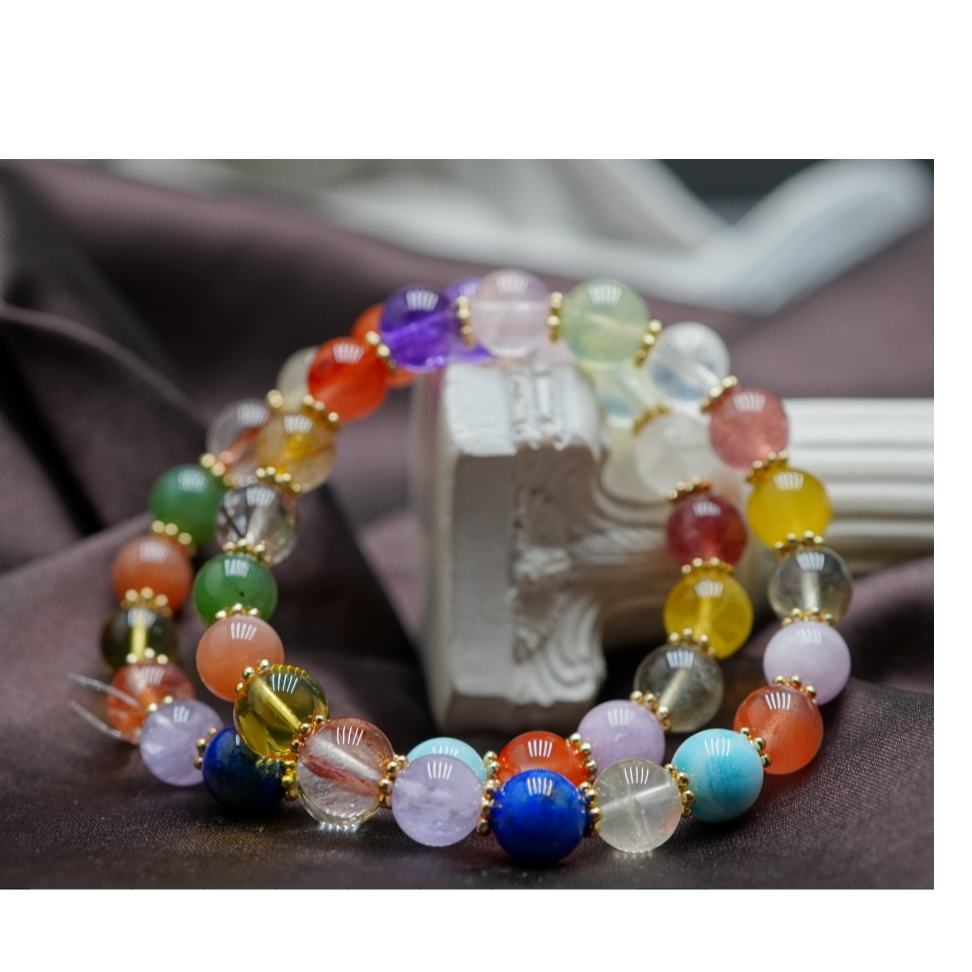 【山哥专享】多宝水晶手串8+（多样性发其一） G060819