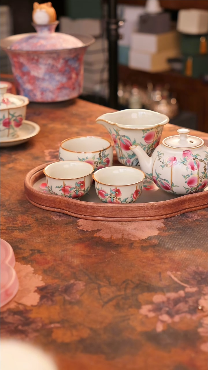 【闪购商品】陶瓷茶具（无礼盒无茶盘）@@A8770