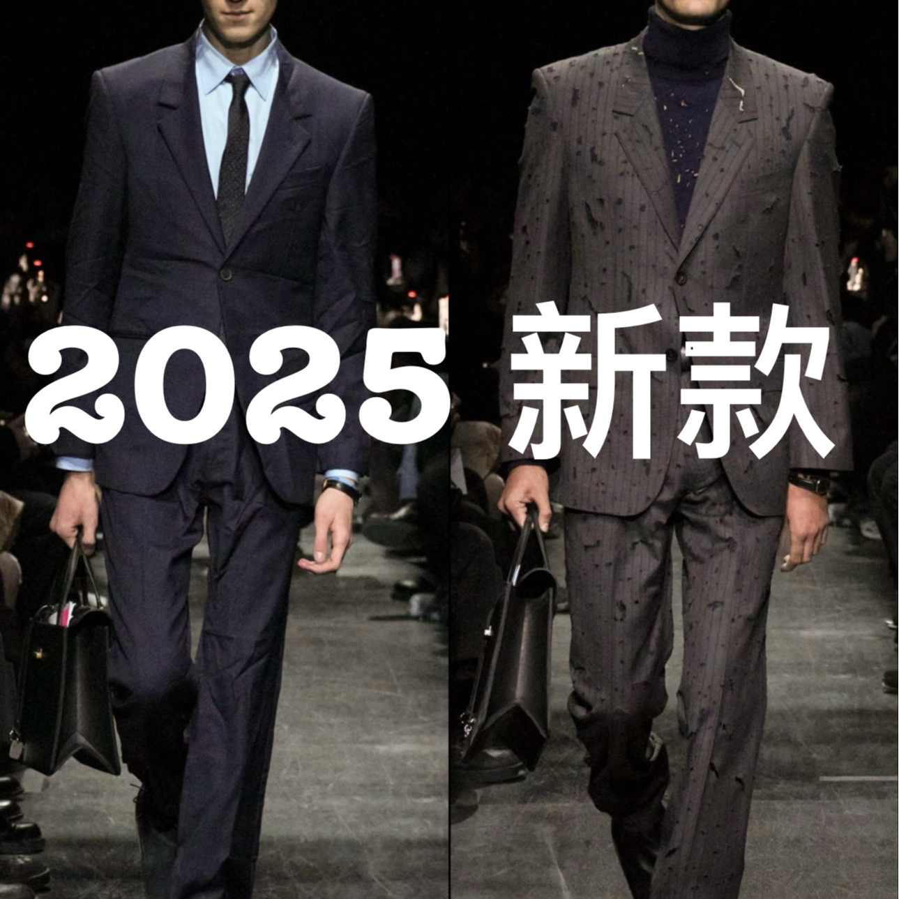 【hui专属】设计师欧洲奢品高定羊毛外套开衫情侣款0111-黑色
