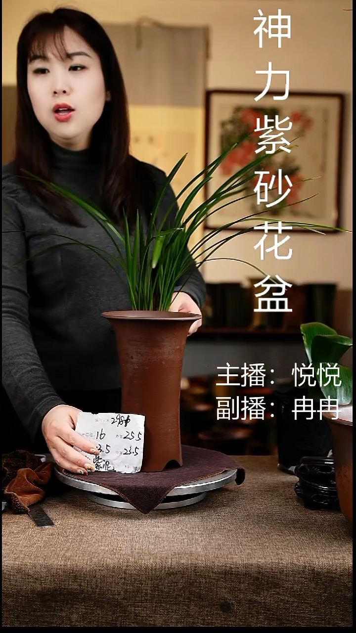 紫砂花盆花卉工艺2981