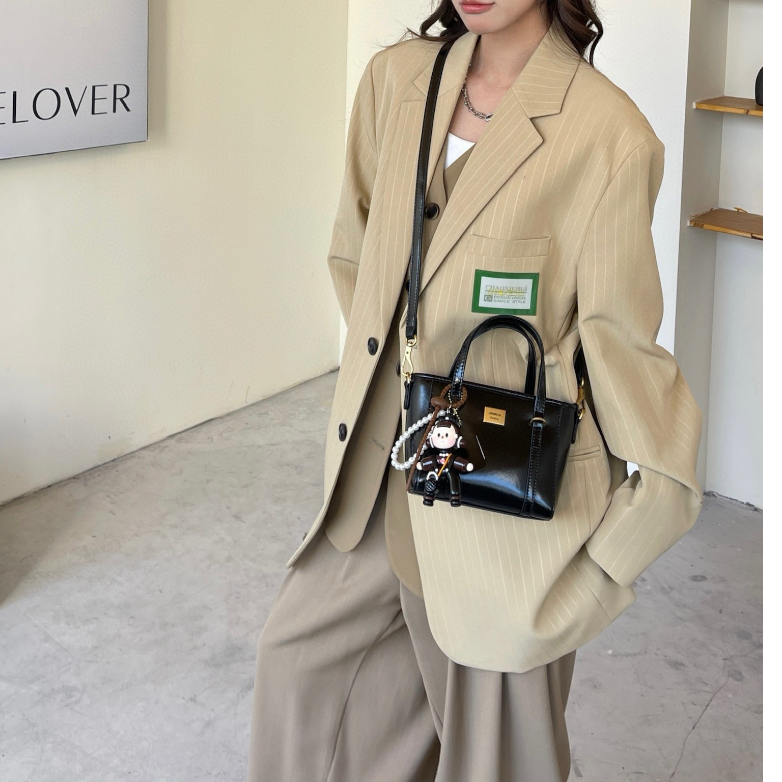 (351-400)2025年小众设计女包时尚百搭单肩斜挎包轻奢韩版ins