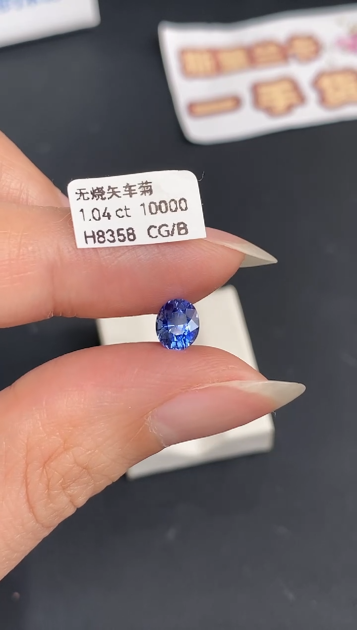 裸石蓝宝石1.04CT H8358 CG/B