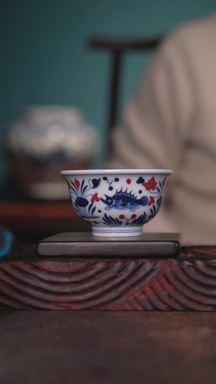 【闪购商品】阳春白雪釉里红就是好